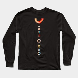 Donuts Solar System Long Sleeve T-Shirt